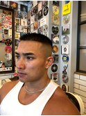 【BarBerBROS】男らしい坊主 バズフェード バーバーヘア