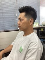 ヘアーシード(seed)&nbsp;アップバングショートフェードスタイル