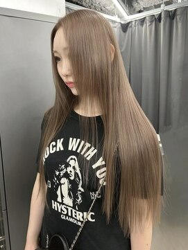 ペレ アネックス 大阪梅田茶屋町店(PELE ANNEX) くびれヘア/アプリコットオレンジ/夏のヘアアレンジ/梅田