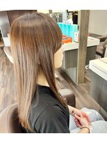 エノモト(ENOMOTO) 髪質改善ナチュラルストレートロングレイヤーカット×ワンカラー