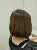 グレーアッシュボブ