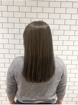 ノエル(noele) オリーブグレージュ×ロングレイヤー