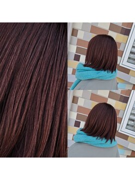 ジーアンドジー(G&G) ピンクブラウンショート