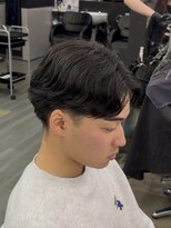 グリードヘアー(greed hair)&nbsp;ニュアンスパーマ  毛流れセンターパート