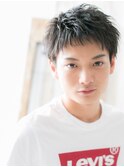 10代20代学生アッシュブラック清潔感アクティブショートe新所沢