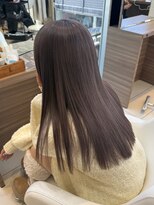 ローレン(Rollen)&nbsp;ワンブリーチでつくる透明感溢れるラベンダーグレーカラー！！