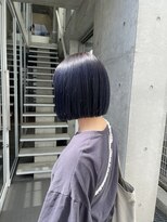 スパークル センター南(Sparkle)&nbsp;ボブ×ネイビーカラー