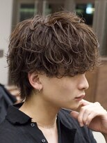 メンズサロン ノード 栄(men’s salon NODE)&nbsp;波巻きスパイラルパーマツイストスパイラルパーマウルフ名古屋栄