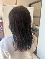 ヘア ルーナ バイ アプリーレ(hair lune by Aprire) 顔周りカットセミウェットウェーブハイライトやわらかブラウン