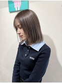 ハイライトバレイヤージュダブルカラーケアブリーチ20代30代