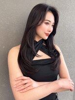 Moalana 名古屋 栄/髪質改善/縮毛矯正/レイヤー【モアラナ】 ダークパープル/クラゲカット/シースルー/クラゲヘア/名駅