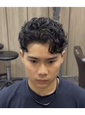 オールバックぱーま