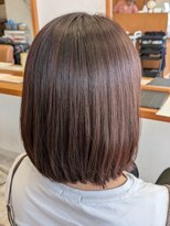 リアン 大森店(Rian) 重めボブスタイル×30代チョコブラウンカラー