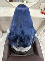 ミミー(mimiiy)&nbsp;色落ち楽しめるネイビーブルー
