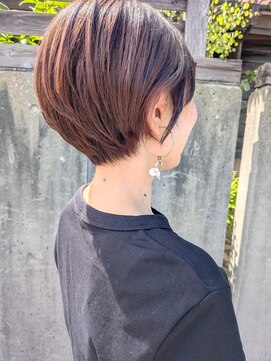 テントヘアー(tent hair) ショートヘア/くびれショート/大人ショート/丸みショート
