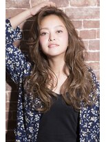 ミエルヘアーブラン(miel hair blanc)&nbsp;外国人風グレージュmixカラー♪【miel hair blanc】
