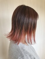 カレント(Current) グラデーションピンク 外ハネ