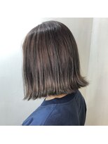 ヘアサロンエム 渋谷店(HAIR SALON M) 外ハネ 切りっぱなしボブ フォギーグレイジュ