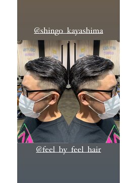 フィール ヘアー(feel hair) ツーブロ、グラーデーションmix