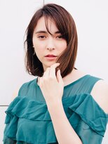 エムスラッシュ みなとみらい馬車道店(M SLASH)&nbsp;M.SLASH馬車道/ナチュラルストレート/艶カラー/ココアブラウンz2