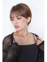 シェル 国分寺(shell)&nbsp;大人可愛い耳掛けコンパクトショート☆20代/30代/40代秋カラー