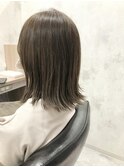 外ハネボブ×アースカラー