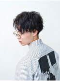 20代30代40代ナチュラル束感ショート爽やかツーブロックマッシュ