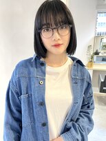 レトン 銀座(leton)&nbsp;ペールベージュ/外ハネボブ/大人かわいい/セクションカラー[銀座