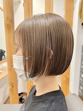 ルイ(ROUIS produced by LUCK 津田沼) ROUIS 津田沼　ミニボブ まろやか大人ブラウン