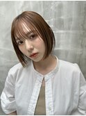 シルキーベージュ×グレージュカラー【髪質改善/縮毛矯正】