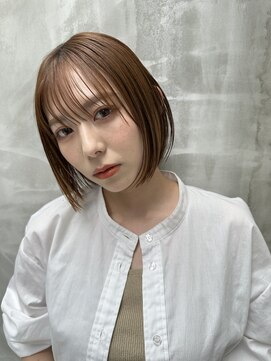 ロンド ストラーダ 心斎橋(Lond strada) シルキーベージュ×グレージュカラー【髪質改善/縮毛矯正】