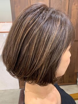 オンカラー(ON.COLOR) 大人ハイライトベージュショート40代50代