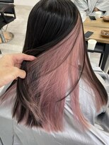 ヴェルデ(Verde)&nbsp;インナーカラー ペールピンク  インナーカラー、ダブルカラー