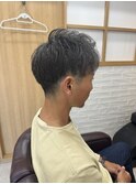 ツーブロックショート