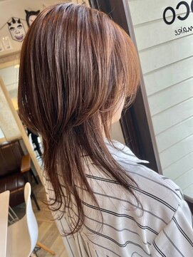 ヘア メイク ココ(hair make coco) ハイレイヤーウルフ♪♪