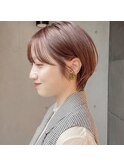 小顔ショート/マッシュショート/似合わせカット/ショートヘア
