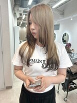 トレヘアー 京都 烏丸(tRe hair)&nbsp;デザインカラー×フェイスレイヤー