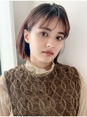 ◎20代30代40代50代に似合う大人かわいいぱつっと耳かけ小顔ボブ