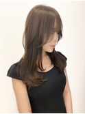小顔レイヤーカット/ミディアムレイヤー/レイヤーロング