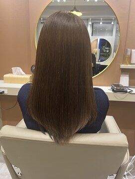 アオ 花咲町(a-o) 艶髪ブラウンベージュ♪