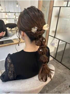 シア 新小岩店(SHEER) 網おろしヘアアレンジ