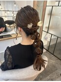 網おろしヘアアレンジ