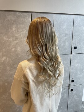 ガルボ ヘアー(garbo hair) #ガルボ#ハイトーン#エクステ#ブリーチ#プルエクステ#ロング