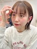 [いつでも整う前髪に]透明感カラー+前髪縮毛矯正(名駅/名古屋/縮毛矯正)