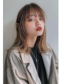 顔まわりレイヤー/シースルーバング/前髪【lana hair 新宿】