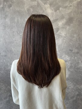 ザ ラブズ ラフズ ヘアー 本店(the loves laughs hair) ピンクベージュ/水光カラー/レイヤーカット/柔らか仕上げ