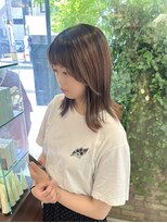 ファーレンピュアスウィート(fahren-pure-suite)&nbsp;前髪パッツン×切りっぱなしボブ