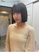 レス 伏見(LESS) [LESS 伏見/丸の内/栄/名古屋]オリーブベージュ×ボブ★末宗