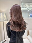 《毛先まで潤う♪》ラベンダーベージュ×艶ロング【大宮】
