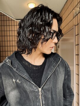 マイロ(mailo) ボブウルフ+スパイラルパーマ